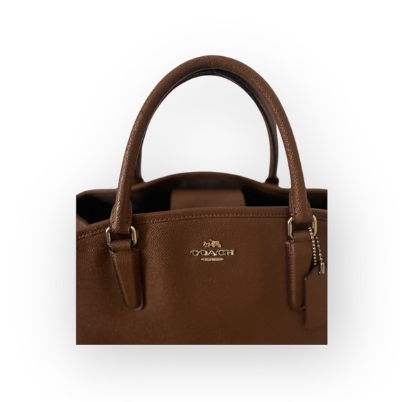 COACH Margot Caryall Crossgrain Leather Satchel Bag - Picture 5 of 9